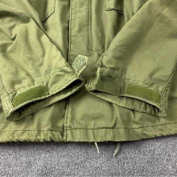 Vintage Military Coat Cold Weather Field Green Regular Fit Jacket Men’s Size L - Picture 14 of 16